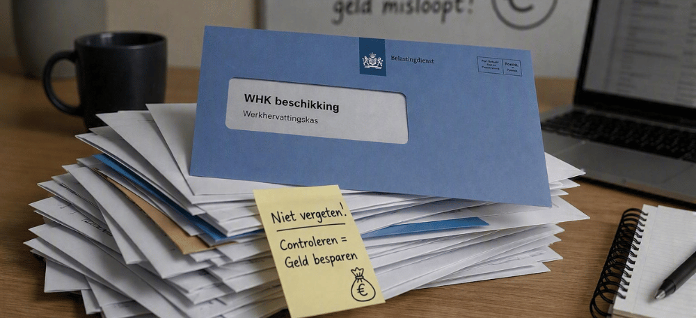 Whk beschikking niet vergeten